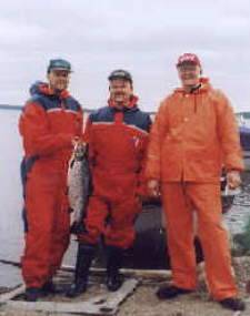 Freshwater salmon Trolling on Lakes: Fishing Ground of Saarijärvi  width=